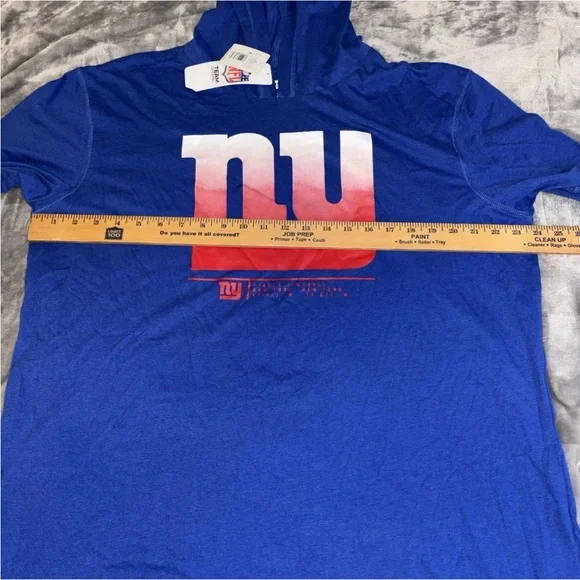 Blue NY Graphic Hoodie T-Shirt - Picture 6 of 10